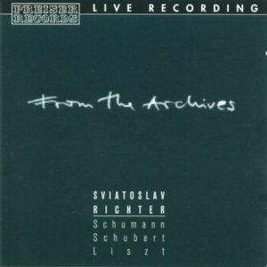 Richter / Schubert / Liszt / Schumann · From the Archives: Sviatoslav Richter Plays (CD) (2003)