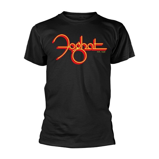 Cover for Foghat · Logo (Bekleidung) [size XXL] [Black edition] (2021)