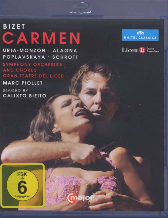 Bizet: Carmen - Bizet,g. / Alagna / Poplavskaya / Schrott - Film - C MAJOR - 0814337015039 - 27 maj 2016