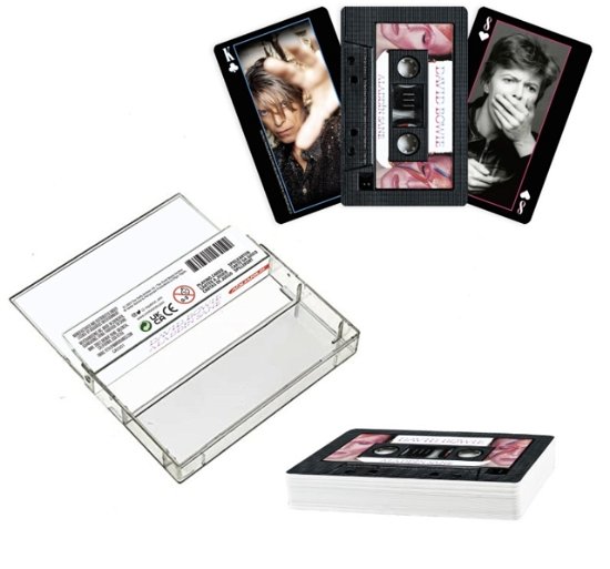 David Bowie Cassette Playing Cards - David Bowie - Lautapelit - DAVID BOWIE - 0840391171039 - maanantai 1. huhtikuuta 2024