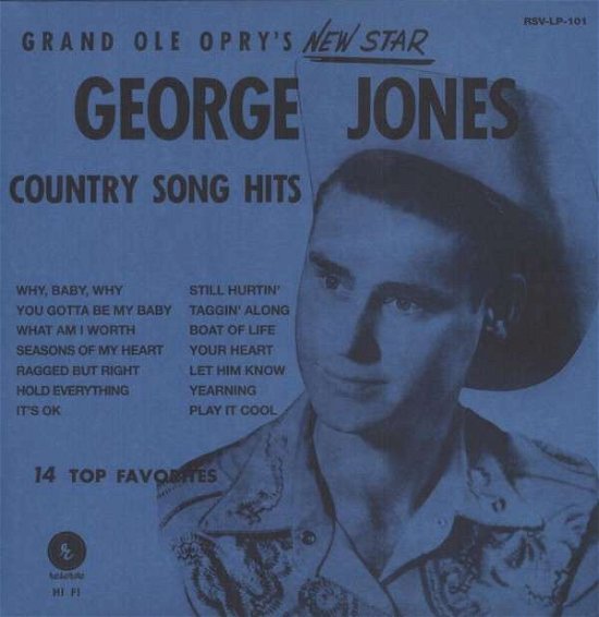Cover for George Jones · Country Song Hits (LP) (2014)