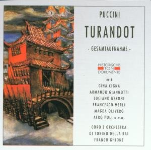 Cover for G. Puccini · Turandot -complete Recording- (CD) (2001)