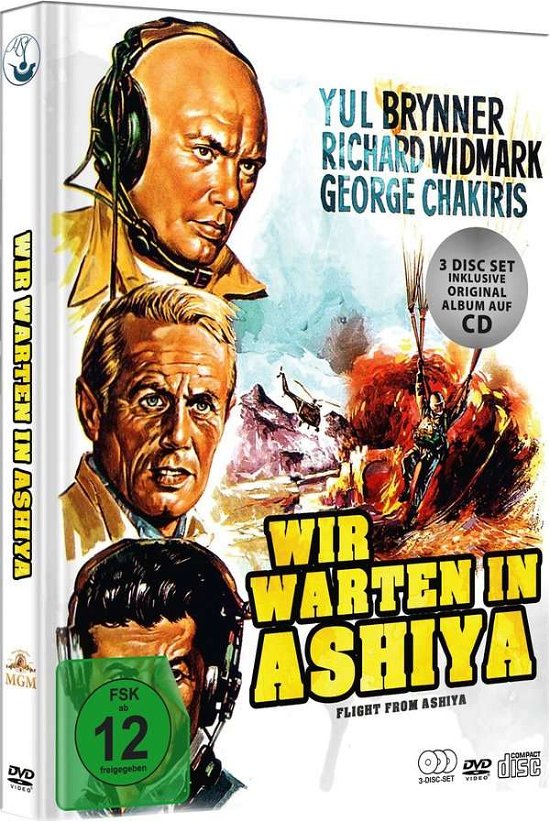 Cover for Brynner,yul / Widmark,richard · Wir Warten in Ashiya-ltd.mediabook S.e. (DVD) (2020)