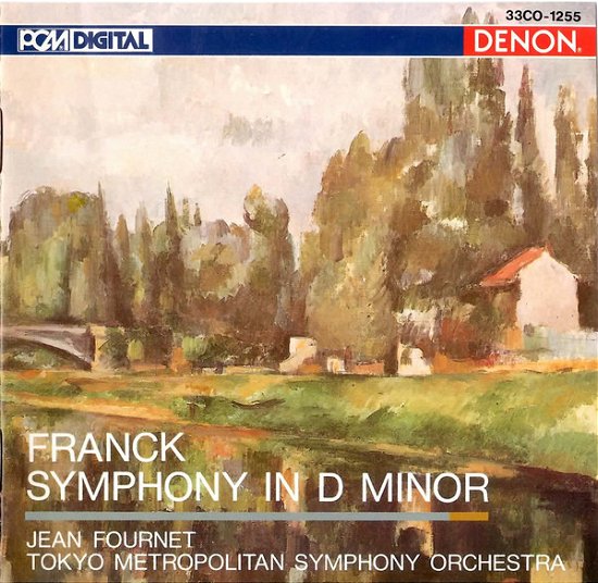 Cover for Fournet Jean / Tokyo Metropolitan Symphony Orchestra · Symphony in D Minor (CD) (1986)