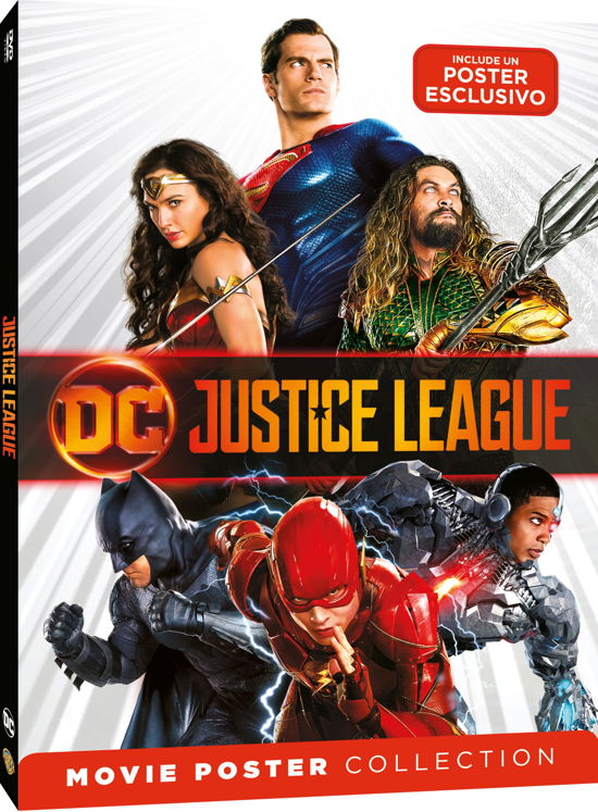 Cover for Ben Affleck,henry Cavill,gal Gadot,ciaran Hinds,ezra Miller · Justice League - Ltd Movie Poster Edition (DVD) (2019)