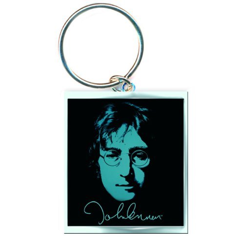 John Lennon Keychain: Photo Print (Enamel In-fill) - John Lennon - Produtos - Epic Rights - 5055295311039 - 22 de outubro de 2014