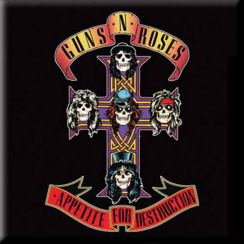 Guns N' Roses Fridge Magnet: Appetite - Guns N Roses - Merchandise - AMBROSIANA - 5055295379039 - 24. november 2014