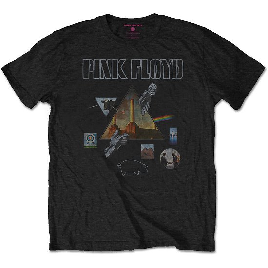 Pink Floyd Unisex T-Shirt: Montage - Pink Floyd - Koopwaar - Perryscope - 5056170608039 - 