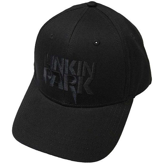 Linkin Park Unisex Baseball Cap: Black Logo - Linkin Park - Koopwaar -  - 5056737221039 - 