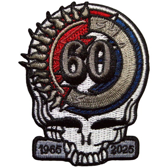 Cover for Grateful Dead · Grateful Dead Woven Patch: 60th Anniversary Skull (Standard) (Patch) (2024)