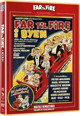 Cover for Far til Fire · Far Til Fire I Byen (DVD) (2014)