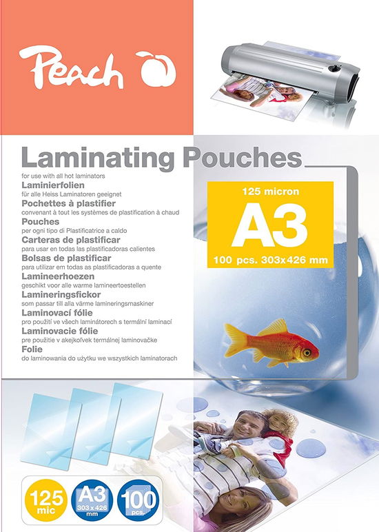 Cover for Peach Laminierfolien A3 125mic glänzend PP525-01 (ACCESSORY) (2024)