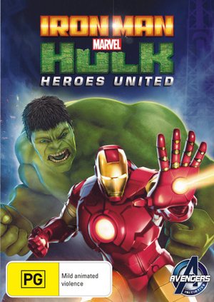 Cover for Marvel · Iron Man &amp; Hulk: Heores United (DVD) (2015)