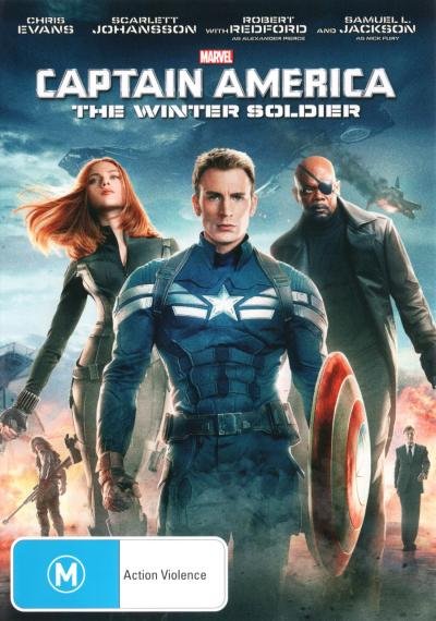Cover for Captain America: the Winter Soldier (Region 4) (DVD) (2014)
