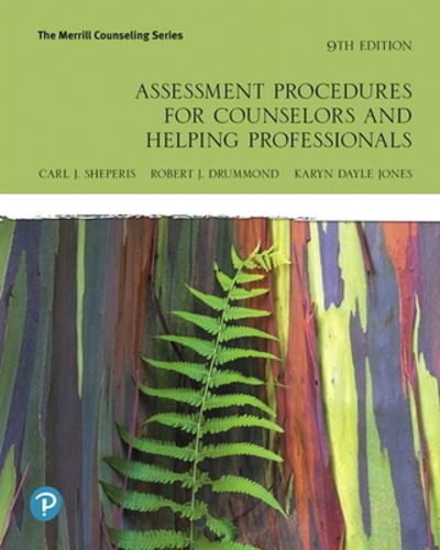 Cover for Carl J. Sheperis · Assessment Procedures for Counselors and Helping Professionals Plus Mylab Counseling with Enhanced Pearson EText -- Access Card Package (Book) (2019)