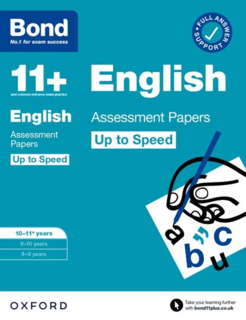 Cover for Sarah Lindsay · Bond 11+: Bond 11+ English Up to Speed Assessment Papers with Answer Support 10-11 years: Ready for the 2024 exam - Bond 11+ (Pocketbok) (2022)