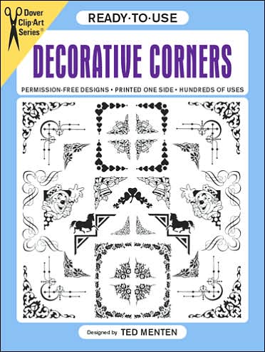 Cover for Ted Menten · Ready-To-Use Decorative Corners - Dover Clip Art Ready-to-Use (MERCH) (2003)