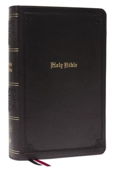 Cover for Thomas Nelson · KJV Holy Bible: Large Print Single-Column with 43,000 End-of-Verse Cross References, Black Leathersoft, Personal Size, Red Letter, Comfort Print: King James Version (Leather Book) (2022)