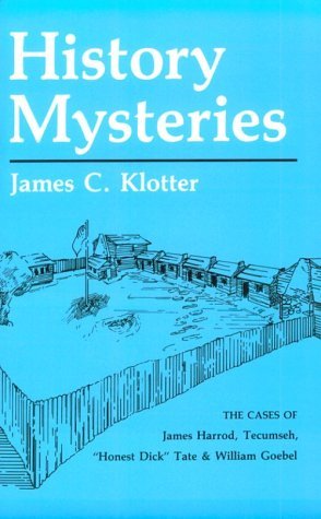 Cover for James C. Klotter · History Mysteries - New Books for New Readers (Paperback Book) (1989)