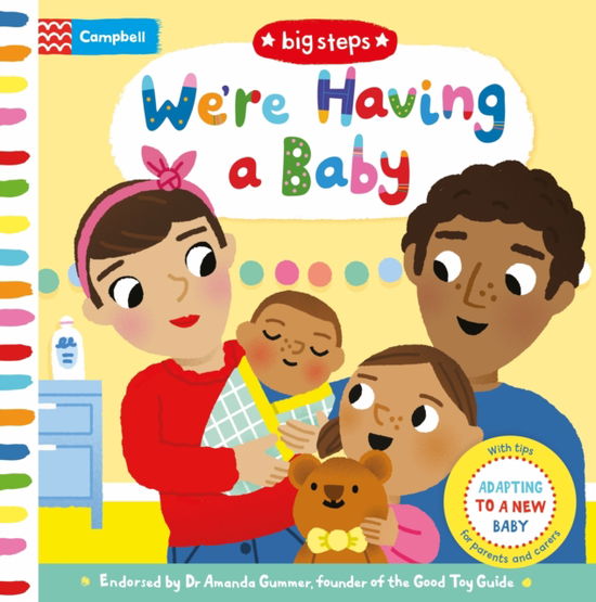 Cover for Campbell Books · We're Having a Baby: Adapting To A New Baby - Campbell Big Steps (Kartonbuch) (2025)