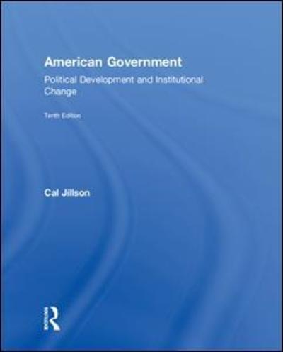 Cover for Cal Jillson · American Government (Hardcover Book) (2019)