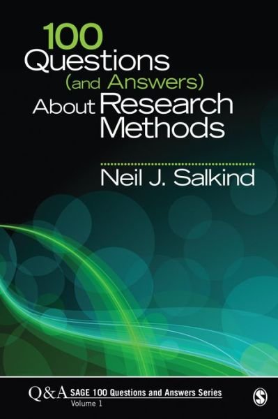 Cover for Neil J. Salkind · 100 Questions (and Answers) About Research Methods - SAGE 100 Questions and Answers (Pocketbok) (2011)