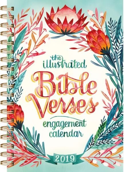Cover for Workman Publishing · 2019 the Illustrated Bible Verses Engagement Calendar Wall C (Hardcover Book) (2018)