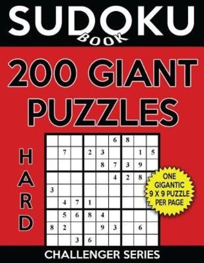 Cover for Sudoku Book · Sudoku Book 200 Hard GIANT Size Puzzles (Paperback Bog) (2017)