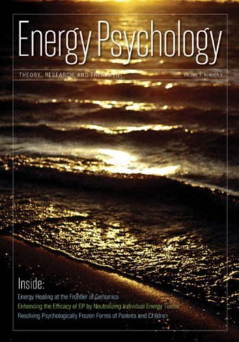 Cover for Church, Dawson, Ph.D. · Energy Psychology Journal, 2:1 (Paperback Book) [First Edition,first edition] (2010)