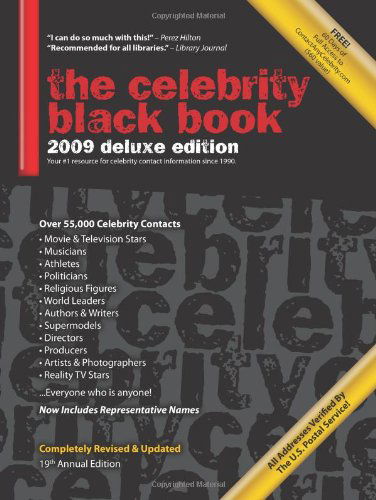 Cover for Jordan Mcaley · The Celebrity Black Book 2009: Over 55,000 Accurate Celebrity Addresses for Fans, Businesses, Nonprofits, Authors and the Media (Paperback Book) [19 Rev Upd edition] (2008)