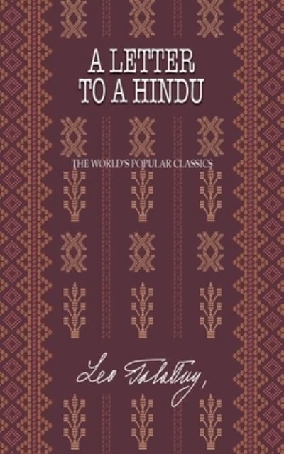 Cover for Leo Tolstoy · A Letter to a Hindu (Pocketbok) (2020)