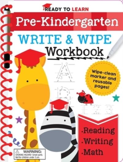 Cover for Editors of Silver Dolphin Books · Ready to Learn: Pre-Kindergarten Write and Wipe Workbook (Spiralbuch) (2021)