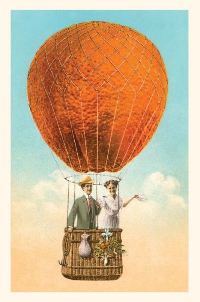 Cover for Found Image Press · The Vintage Journal Couple in Orange Balloon (Paperback Book) (2022)