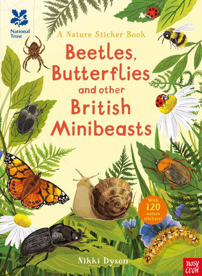 Cover for Nikki Dyson · National Trust: Beetles, Butterflies and other British Minibeasts - National Trust Sticker Spotter Books (Paperback Book) (2019)