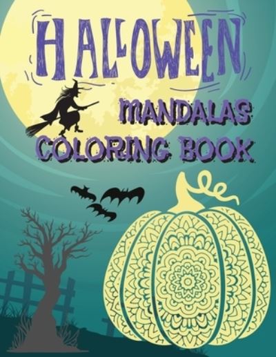 Cover for Thompson Fluffy · Halloween Mandalas Coloring Book (Paperback Book) (2021)