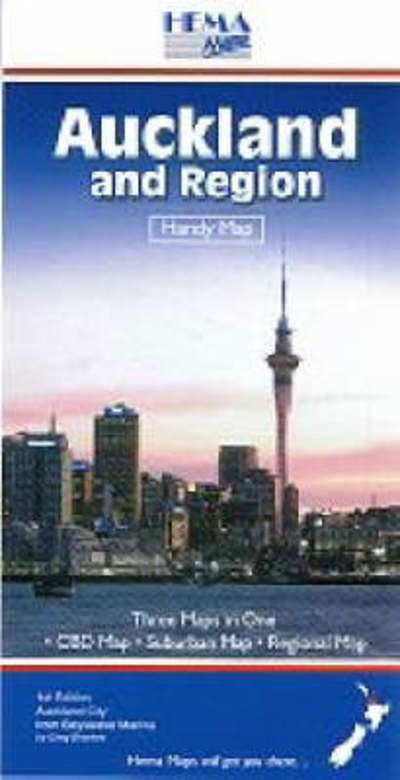 Auckland and Region - Hema Maps - Kirjat - Hema Maps - 9781877302039 - 