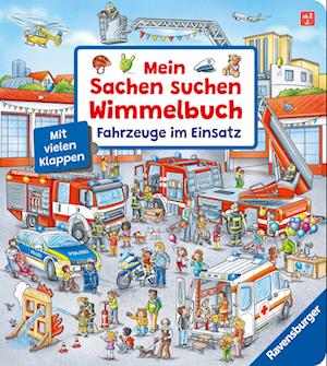 Cover for Susanne Gernhäuser · Sachen suchen - Wimmelbuch: Fahrzeuge im Einsatz (Book) (2025)