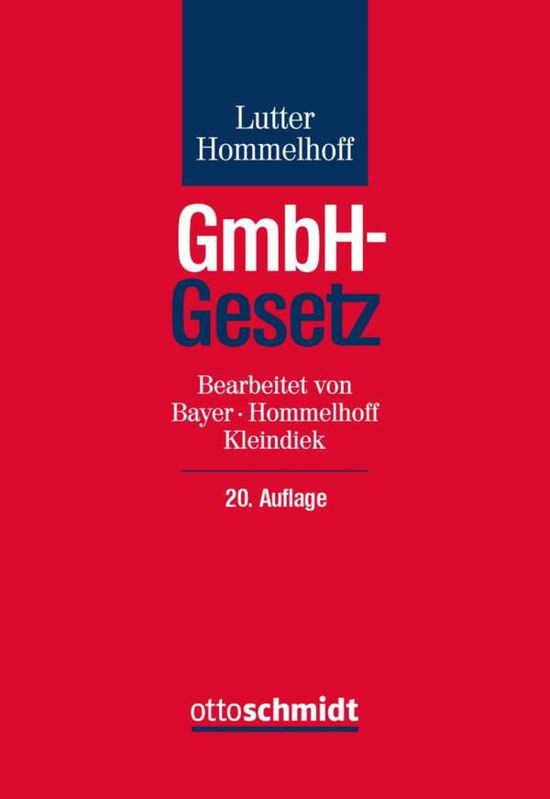 Cover for Lutter · GmbH-Gesetz (Book)