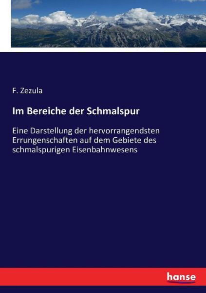 Cover for Zezula · Im Bereiche der Schmalspur (Buch) (2016)