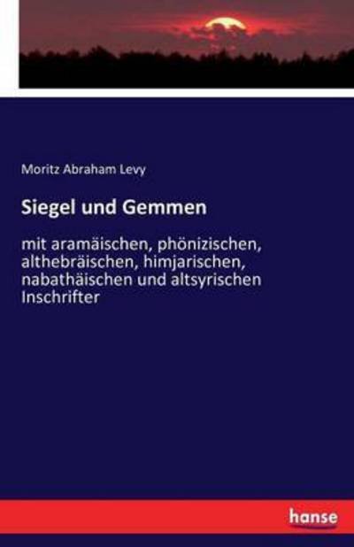 Cover for Levy · Siegel und Gemmen (Book) (2016)