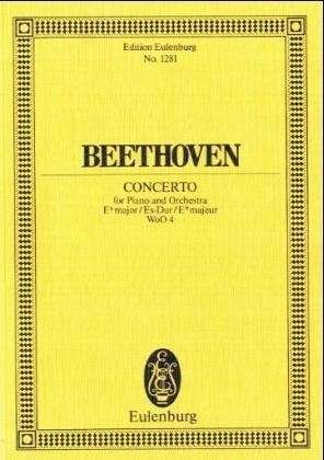 Cover for Ludwig Va Beethoven · Concerto Eb Major Woo 4 (Paperback Book) (1981)