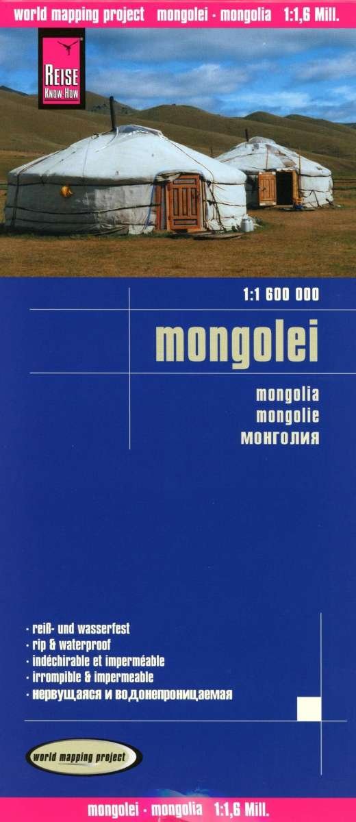 Mongolia, World Mapping Project - Reise Know-How - Livres - Reise Know-How - 9783831773039 - 6 août 2018