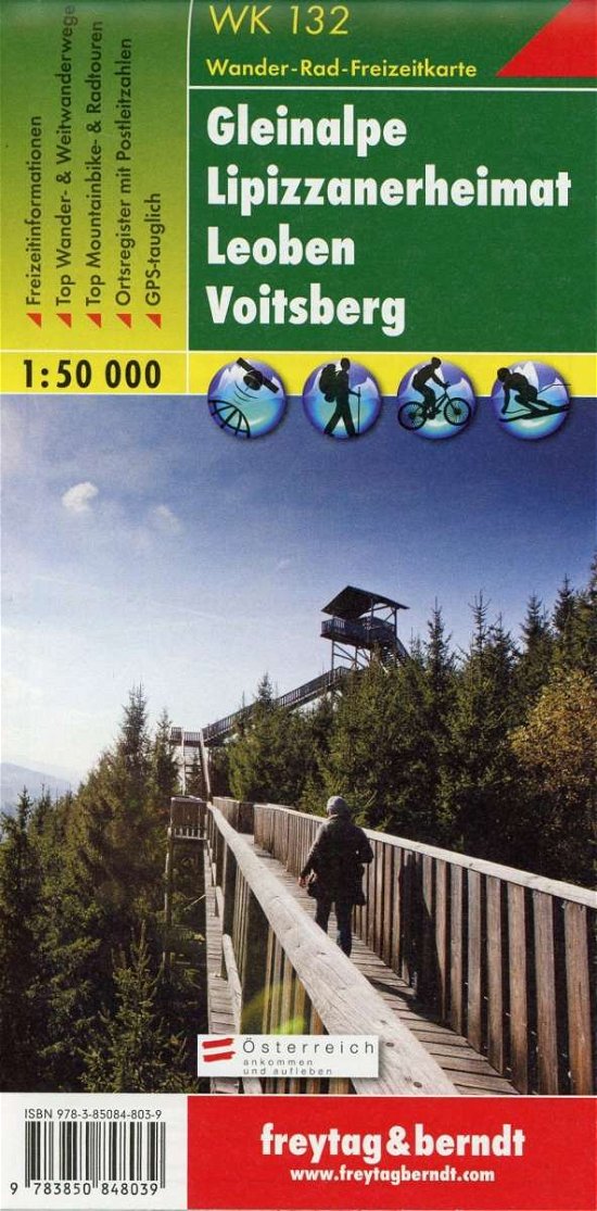 Cover for Freytag-berndt Und Artaria Kg · Freytag Berndt Wanderkt.WK132 Gleinalpe (Book)