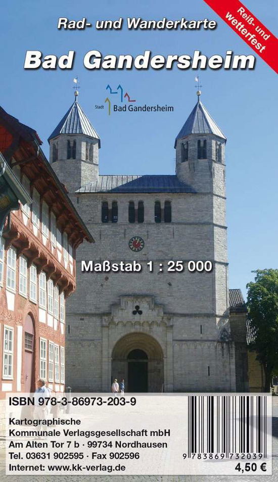 Cover for Kartographische Komm. Ver · Bad Gandersheim 1:25 000 (Map) (2021)