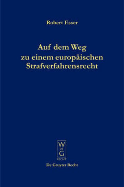 Cover for Esser · Auf dem Weg zu einem europäischen (Book) (2002)