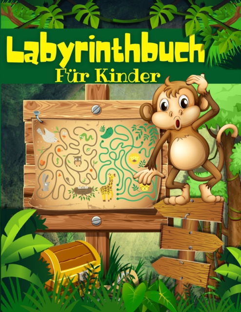Cover for Art Books · Labyrinth-Buch Fur Kinder, Jungen Und Madchen (Paperback Bog) (2021)