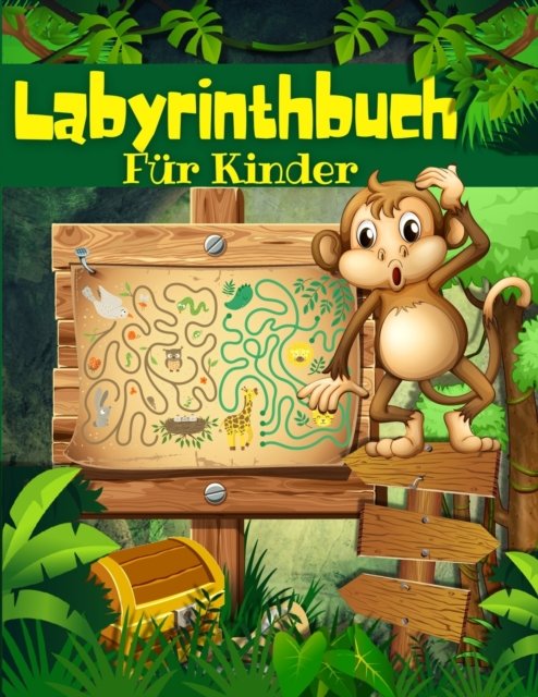Cover for Art Books · Labyrinth-Buch Fur Kinder, Jungen Und Madchen (Paperback Book) (2021)