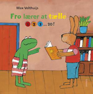 Cover for Max Velthuijs · Frø lærer at tælle (Cardboard Book) [1. Painos] (2023)