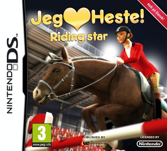 Cover for Spil-nintendo Ds · Jeg elsker heste! Riding star DK (DS) (2010)