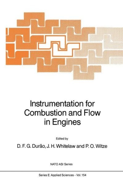 Cover for D F G Durao · Instrumentation for Combustion and Flow in Engines - Nato Science Series E: (Pocketbok) (2011)